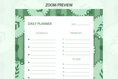 Fall Coquette Stripe Daily Planner | Daily Planner Product Image 3