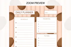 Kiwi Fruit Daily Planner | Daily Planner Product Image 2