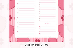 Heart Stripe Daily Planner | Daily Planner Product Image 3