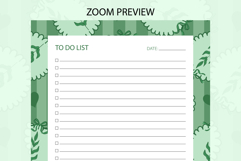 Fall Coquette Stripe To Do List Template | To do list Product Image 3