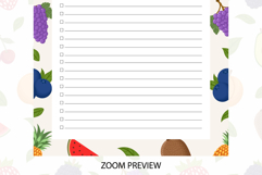 Summer Fruits To Do List | To do list Product Image 4