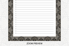 Ogee Pattern To Do List Template | To do list Product Image 4