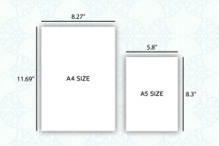 Ogee Pattern Daily Gratitude Planner | Daily Planner Product Image 4