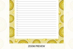 Pickle Pattern To Do List Template | To do list Product Image 4