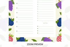 Berries Fruit Daily Planner | Daily Planner Product Image 4