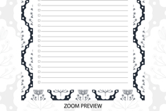 Scandinavian Flower To Do List Template | To do list Product Image 4