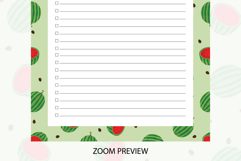 Watermelon To Do List Template | To do list Product Image 4