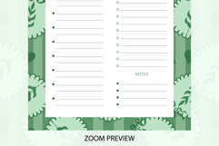 Fall Coquette Stripe Daily Planner | Daily Planner Product Image 4