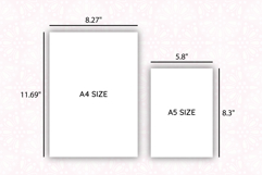Ogee Pattern Daily Gratitude Planner | Daily Planner Product Image 4