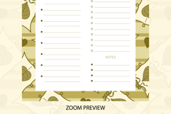 Fall Coquette Stripe Daily Planner | Daily Planner Product Image 4