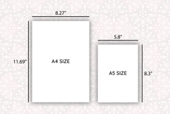 Ogee Pattern Daily Gratitude Planner | Daily Planner Product Image 4