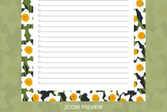 Daffodil Flower To Do List Template | To do list Product Image 4