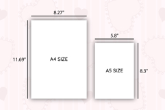 Heart Stripe Daily Planner | Daily Planner Product Image 4