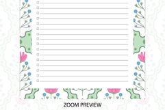 Folk Flower To Do List Template | To do list Product Image 4