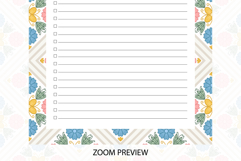 Folk Flower To Do List Template | To do list Product Image 4