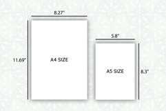 Ogee Pattern Daily Gratitude Planner | Daily Planner Product Image 4