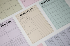 Printable Daily, Project, Goal Planner Template Set Product Image 8