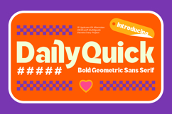 Daily Quick Bold Geometric Sans Serif Product Image 1