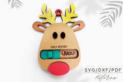 Daily report ornament Reindeer Christmas gift Product Image 1