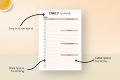 Daily Schedule Planner Printable | A4 And A5 | US Letter Product Image 3