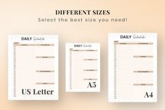 Daily Schedule Planner Printable | A4 And A5 | US Letter Product Image 2