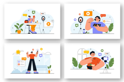 14 Influencer Daily Vlog Illustration Product Image 2