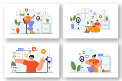 14 Influencer Daily Vlog Illustration Product Image 3
