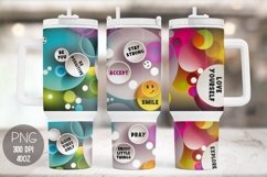 Daily Affirmations 40oz Sublimation Tumbler Design Product Image 1