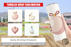 Dainty Christmas Ornaments Tumbler Product Image 1
