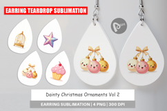 Dainty Christmas Ornaments Earring Product Image 1