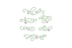 Dainty Flourishes SVG Cut File Product Image 1
