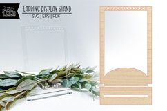 Dainty Rectangle Logo Stand | Single Earring Display Product Image 1