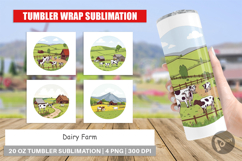 Tumbler Dairy Farm Scene Product Image 1