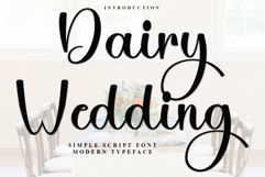 Dairy Wedding Product Image 1