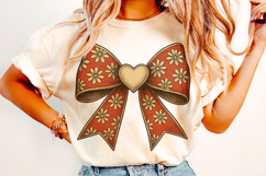 Daisy Valentine Coquette Bow PNG, Valentine's Day PNG, Love Product Image 2