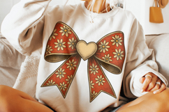 Daisy Valentine Coquette Bow PNG, Valentine's Day PNG, Love Product Image 3