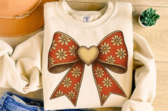 Daisy Valentine Coquette Bow PNG, Valentine's Day PNG, Love Product Image 4