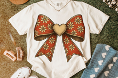 Daisy Valentine Coquette Bow PNG, Valentine's Day PNG, Love Product Image 5