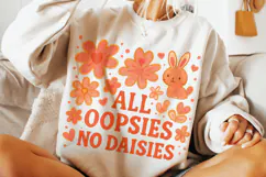 All Oopsies No Daisies PNG, Boho Flowers Png, Wildflowers Product Image 3
