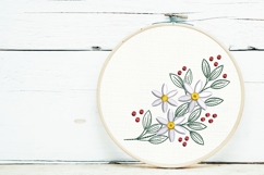 Daisies Embroidery Design - Floral Embroidery Pattern Product Image 3