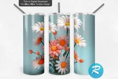 aisy tumbler wrap,daisy pattern,pink tumbler wrap,daisies flowers,3d tumbler design,flower tumbler wrap,skinny tumbler wrap,3d flowers,tumbler wrap,tumbler design,sublimation design,3d tumbler wrap,daisy tumbler wrap,daisy pattern,instant download,digital