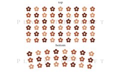 Daisy Coffee Pattern 40oz Tumbler Sublimation Wrap SVG PNG PDF EPS instant download digital files 