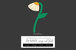 Daisy Papercraft SVG Cut File, Layered Paper Craft Flower Product Image 1