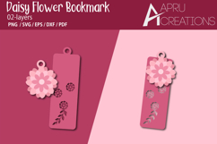 Daisy Flower Bookmark Template Product Image 2