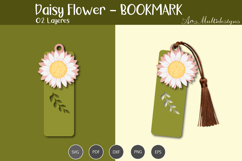 Daisy Flower Bookmark Product Image 2