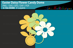 Easter Daisy Flower candy dome Product Image 2