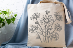 Daisy Flower Svg,5 Daisy Flower Svg Cut Files Product Image 3