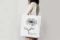 Minimalist Floral Line Art Clipart SVG | PNG | EPS Product Image 4