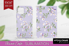 Daisy Flowers Phone Case PNG - Summer Case PNG Sublimation Product Image 1