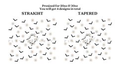 Bundle 6 Halloween Skinny Tumbler Sublimation Wrap SVG Product Image 5